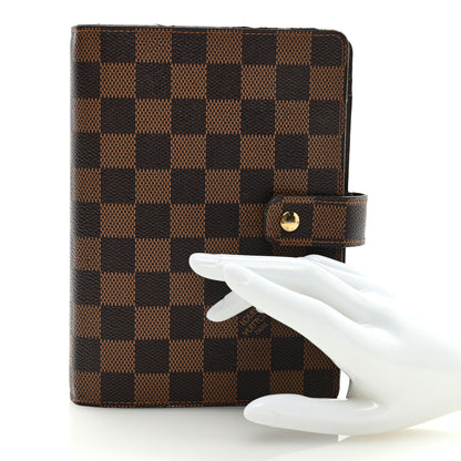Louis Vuitton Damier Ebene Medium Ring Agenda Cover 2 of 7