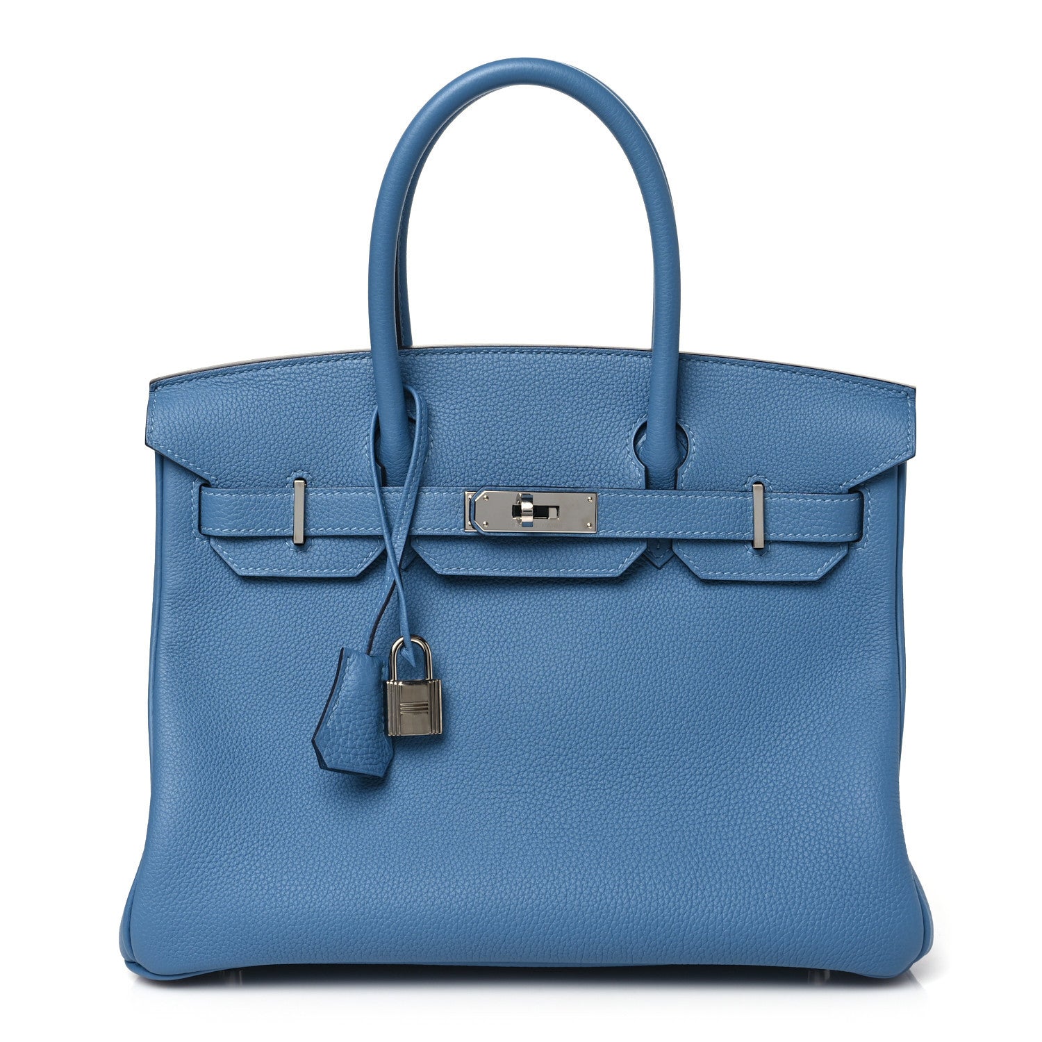 Hermes Togo BIRKIN 30 Bleu Azur 1 of 11