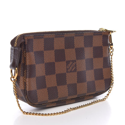 Louis Vuitton Damier Ebene Mini Pochette Accessories 3 of 7
