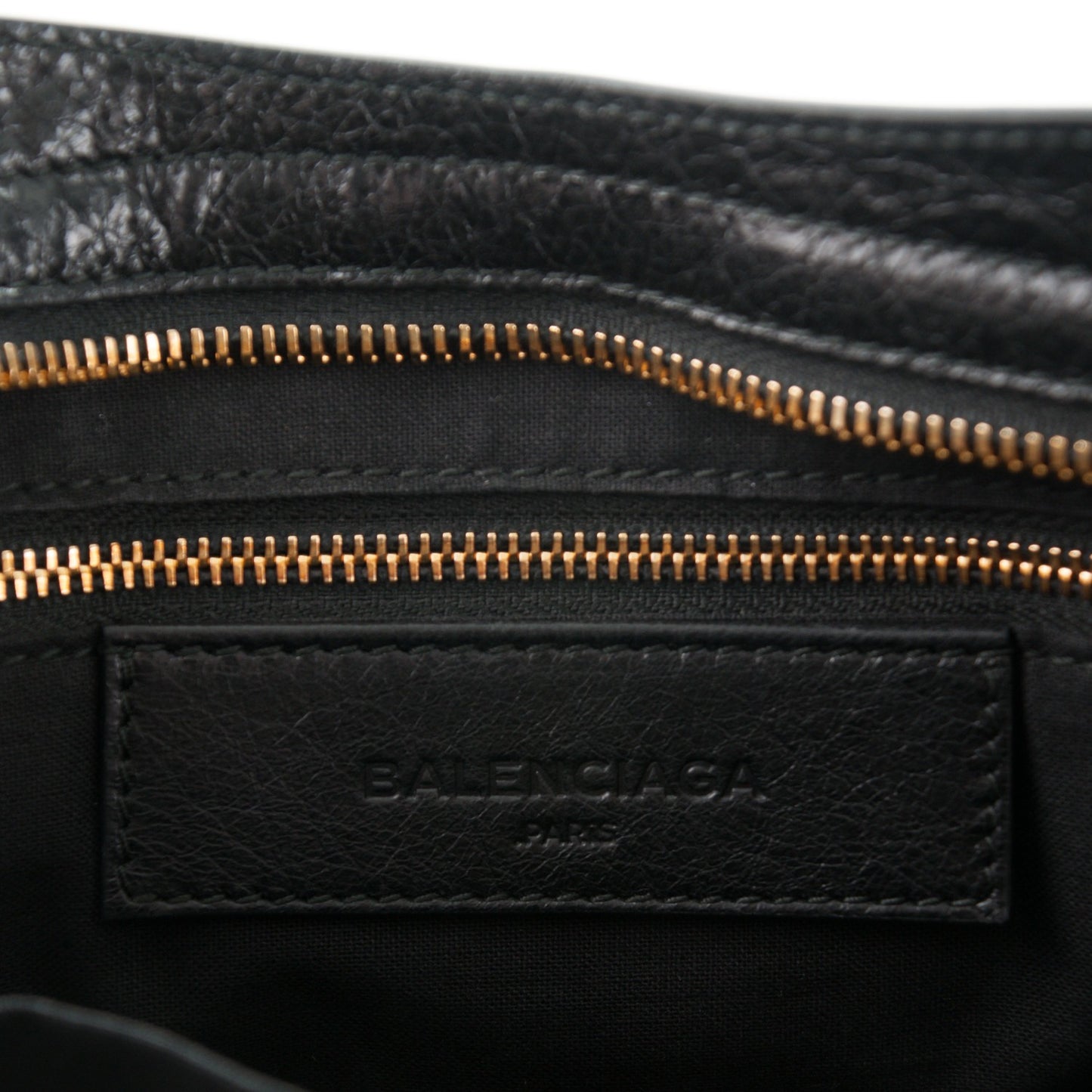 Agneau Classic Gold Hardware S City Black