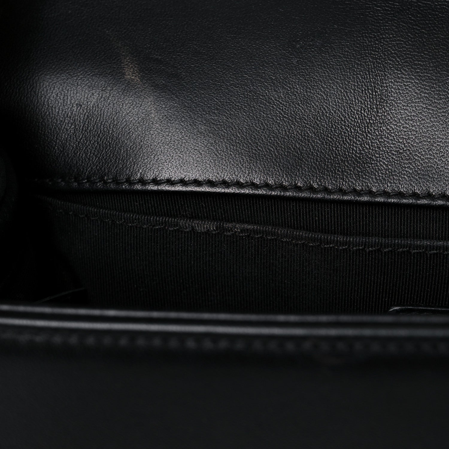 Chanel Lambskin Quilted Medium Boy Flap Black 24 of 29