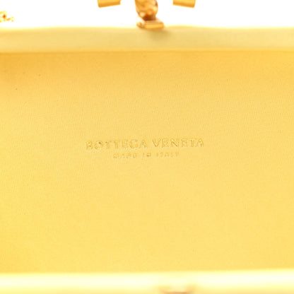 Bottega Veneta Satin Ayers Intrecciato Chain Knot Clutch Duchesse 6 of 9