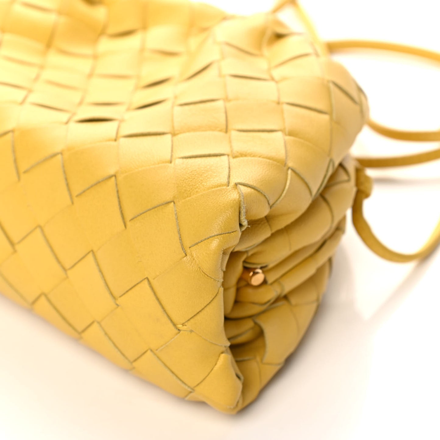 Nappa Intrecciato The Mini Pouch Buttercup