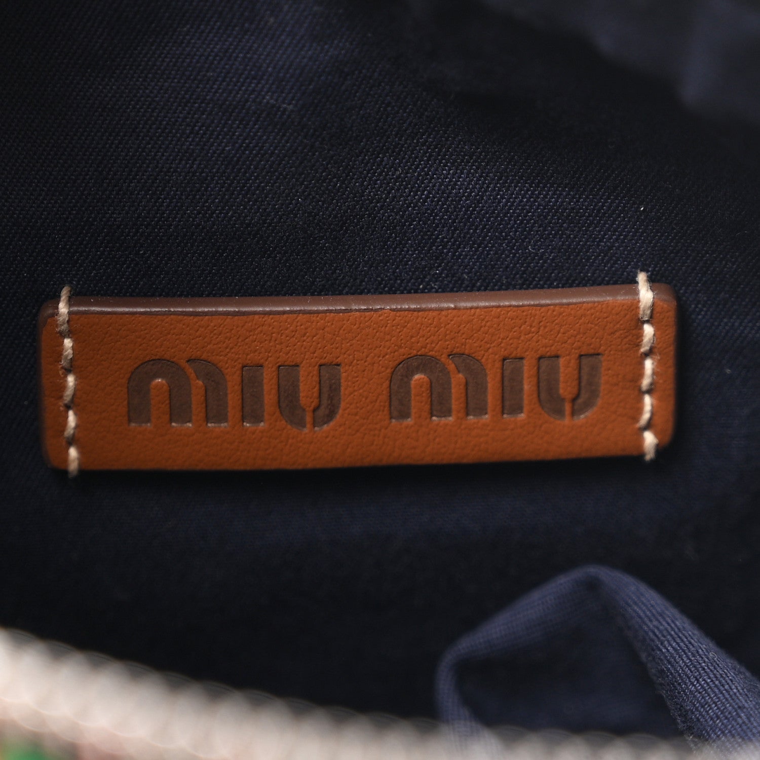 Miu Miu Fabric Crochet Pouch Multicolor 6 of 11