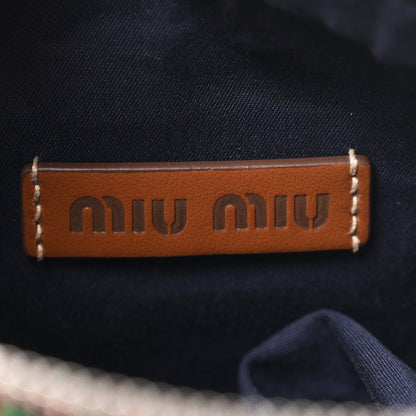 Miu Miu Fabric Crochet Pouch Multicolor 6 of 11