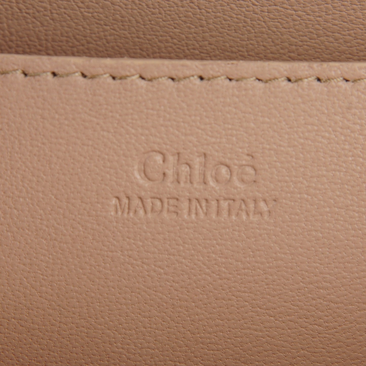 Nappa Medium Elle Chain Clutch Blush Nude