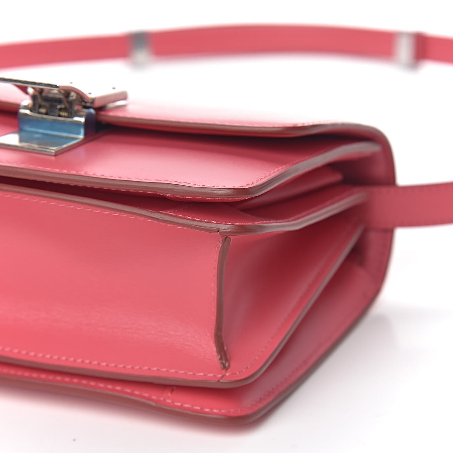 Box Calfskin Small Classic Box Flap Bag Bubble