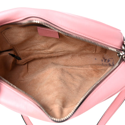 Gucci Calfskin Matelasse Small GG Marmont Chain Shoulder Bag Wild Rose 5 of 19