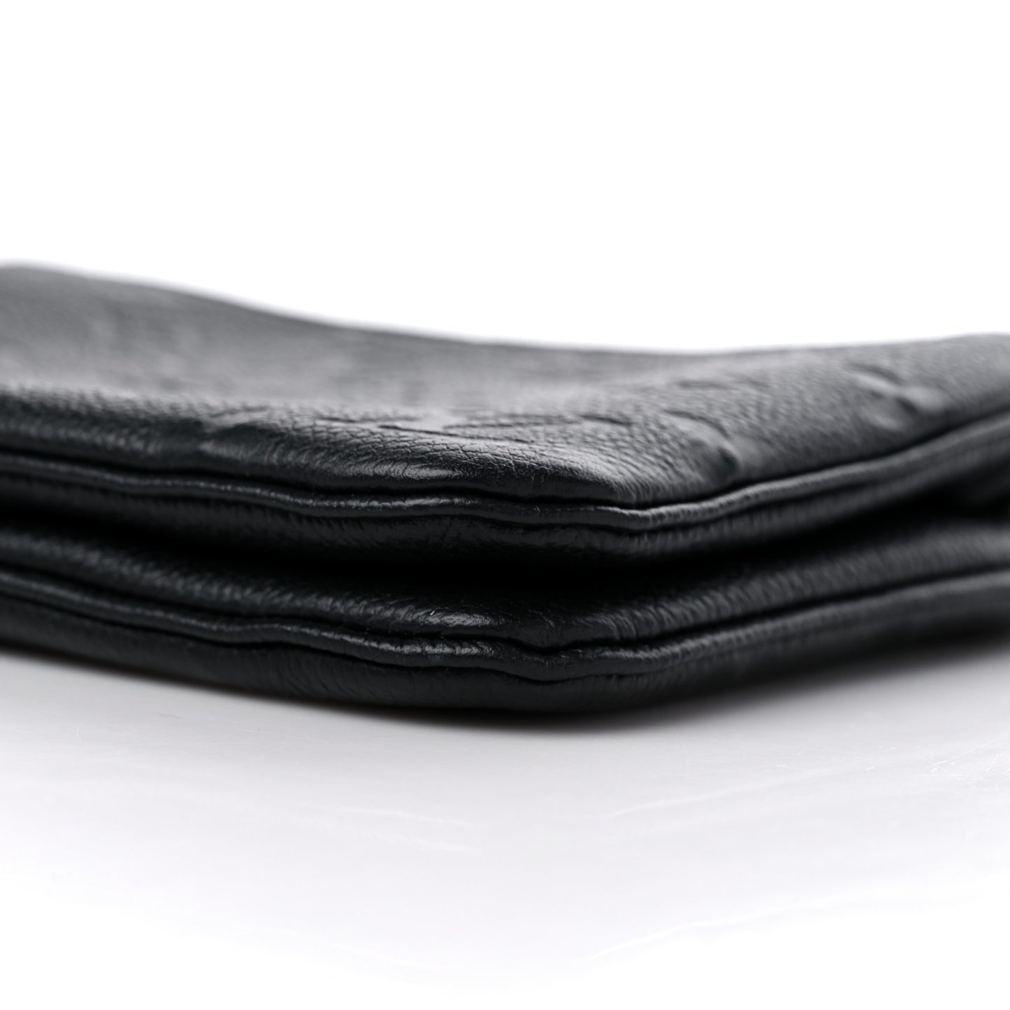 Empreinte Double Zip Pochette Black