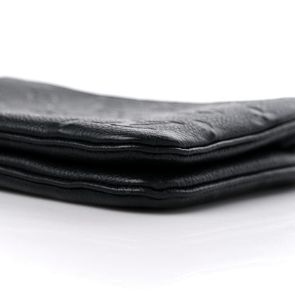 Louis Vuitton Empreinte Double Zip Pochette Black 9 of 10