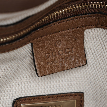 Gucci Pebbled Calfskin Medium Soho Shoulder Bag Brown 7 of 12