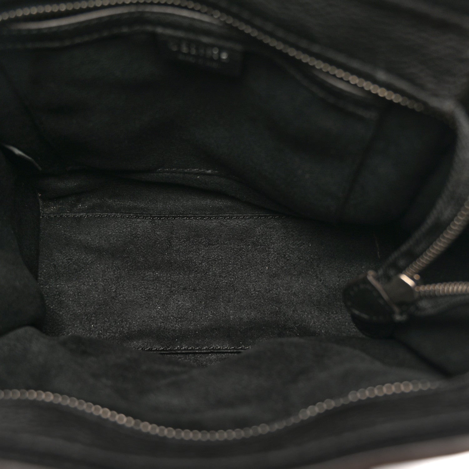 Celine Drummed Calfskin Nano Luggage Black 5 of 15