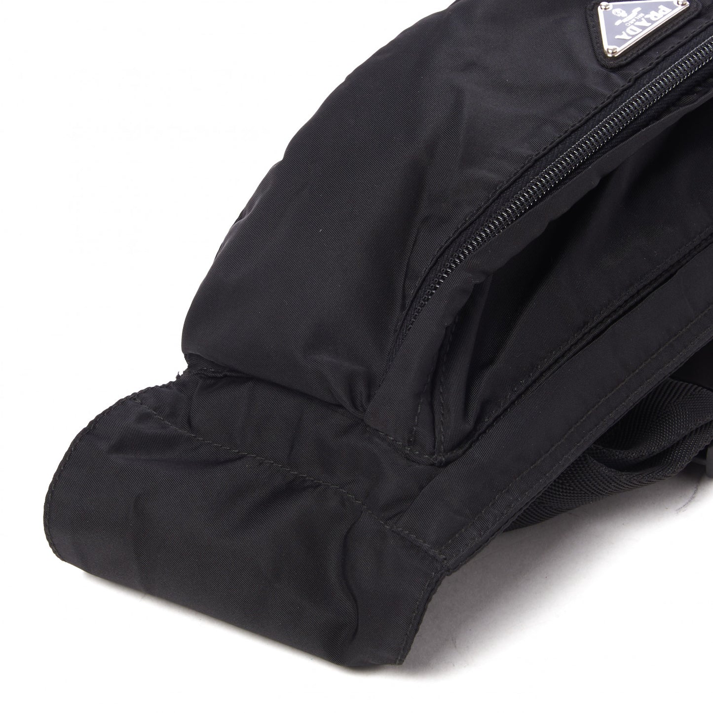 Tessuto Nylon Montagna Belt Bag Black