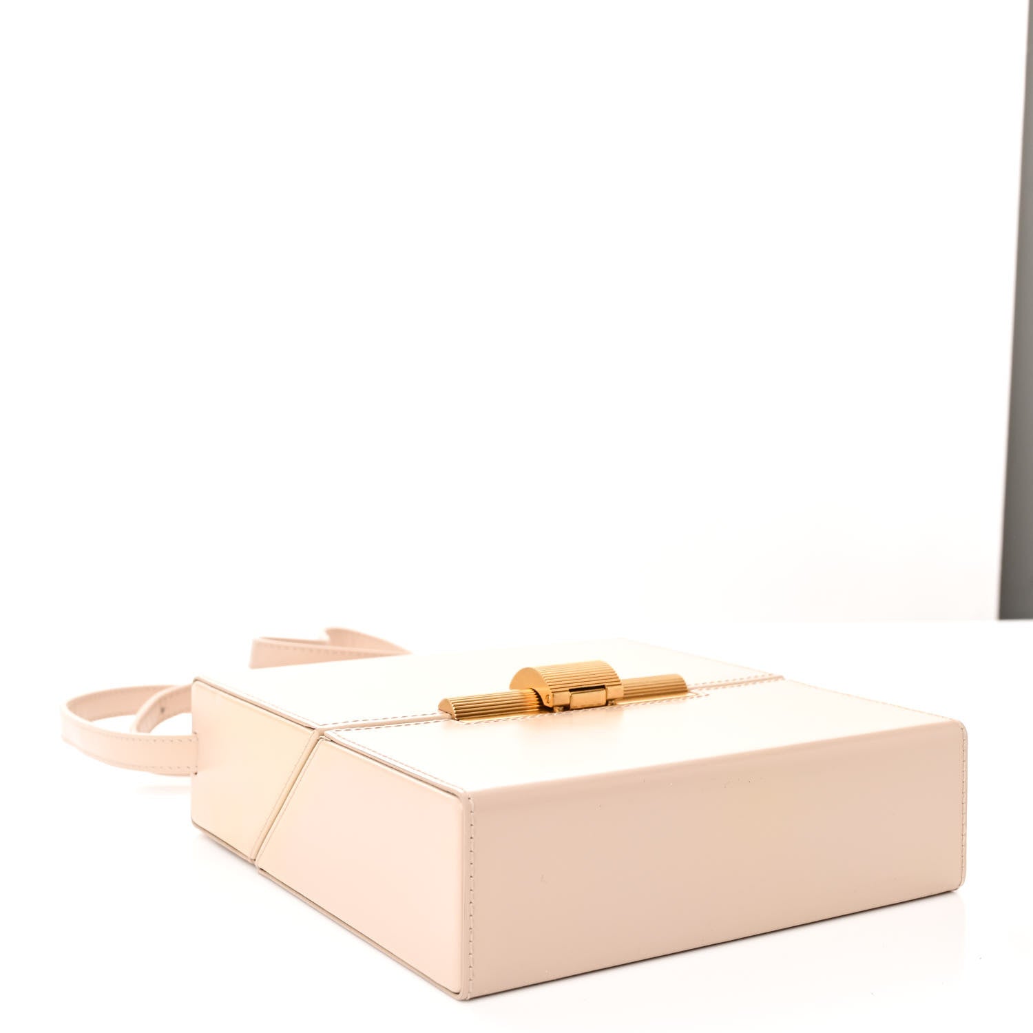 Bottega Veneta Calfskin Daisey Box Clutch  Beige 4 of 12