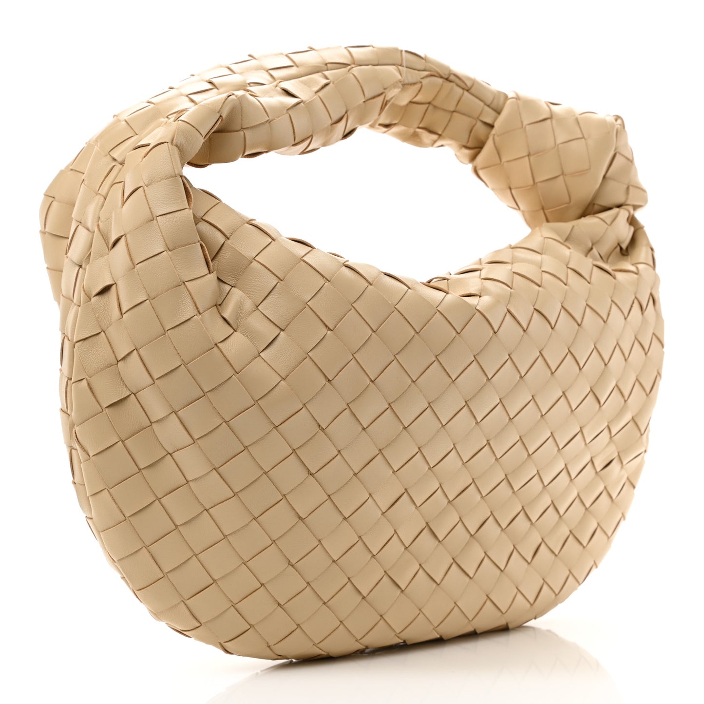 Nappa Intrecciato Teen Jodie Hobo Porridge