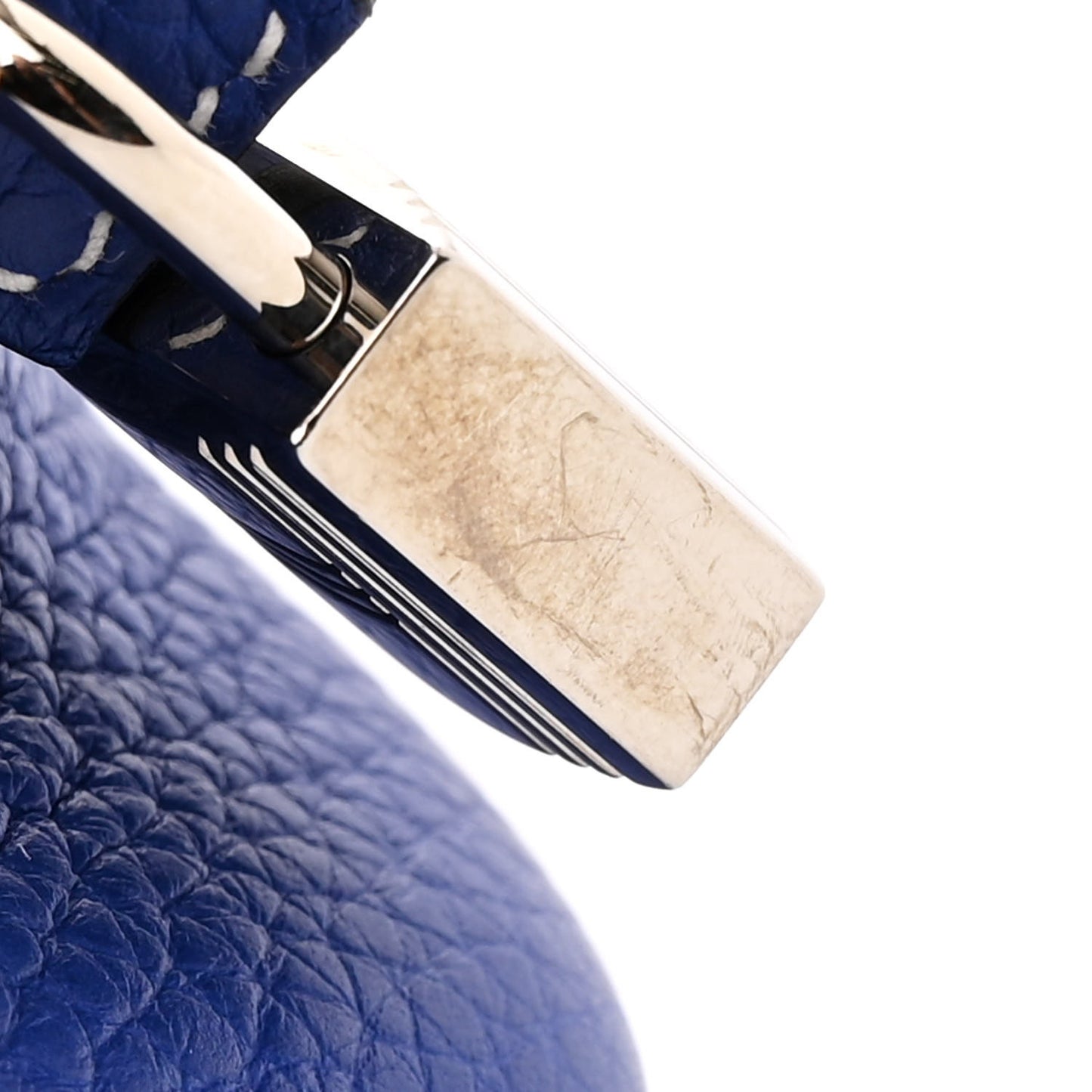 Taurillon Clemence Casaque Picotin Lock 18 PM Bleu Electrique Bleu Encre
