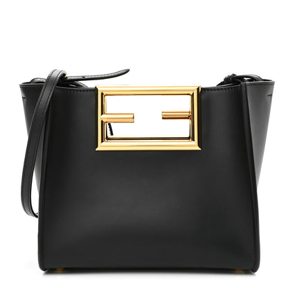 Fendi Vitello King Small Fendi Way Tote Black 1 of 11