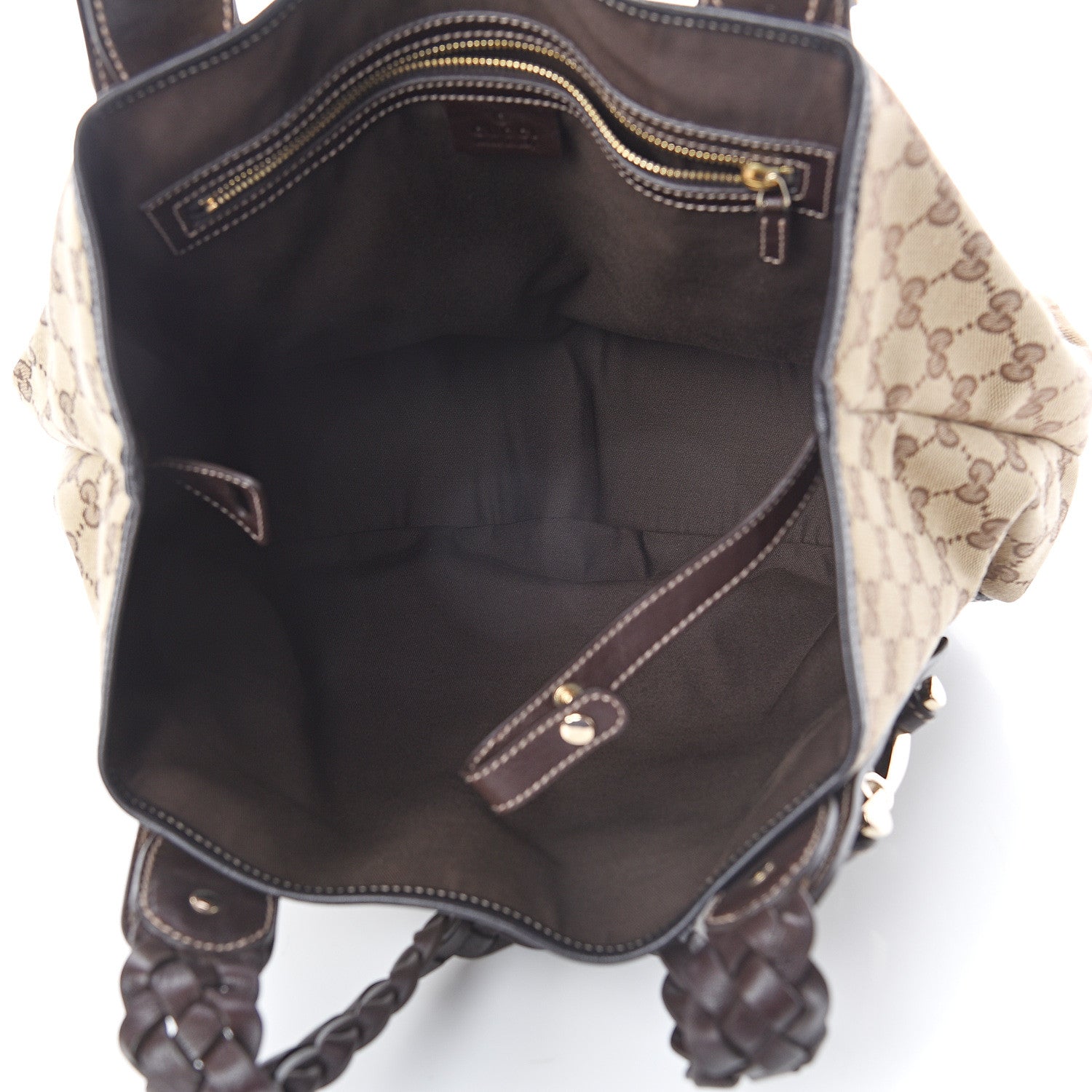 Gucci Monogram Small Pelham Shoulder Bag Dark Brown 4 of 8