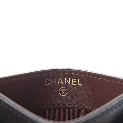 Chanel Caviar Quilted Card Holder Black 6 of 9