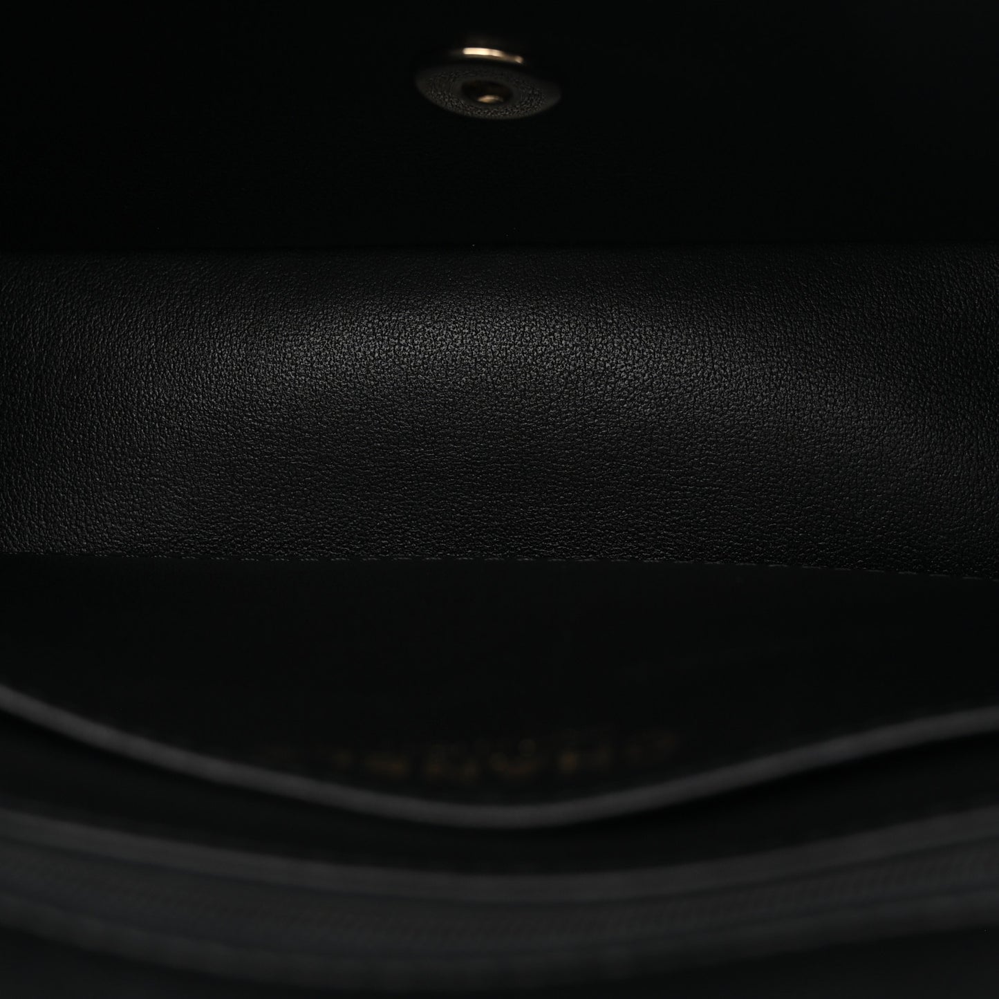 Lambskin Quilted Resin Graphic Frame Flap Bag Black White