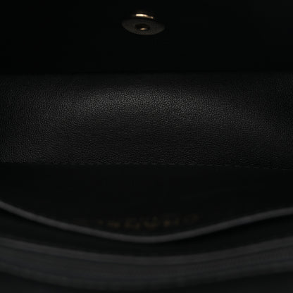 Chanel Lambskin Quilted Resin Graphic Frame Flap Bag Black White 5 of 11