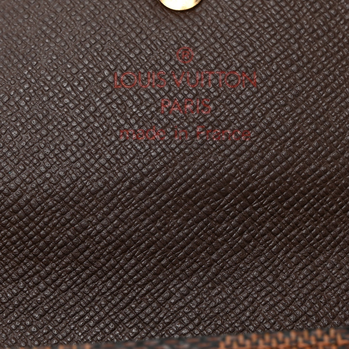 LOUIS VUITTON Damier Ebene Sarah Wallet