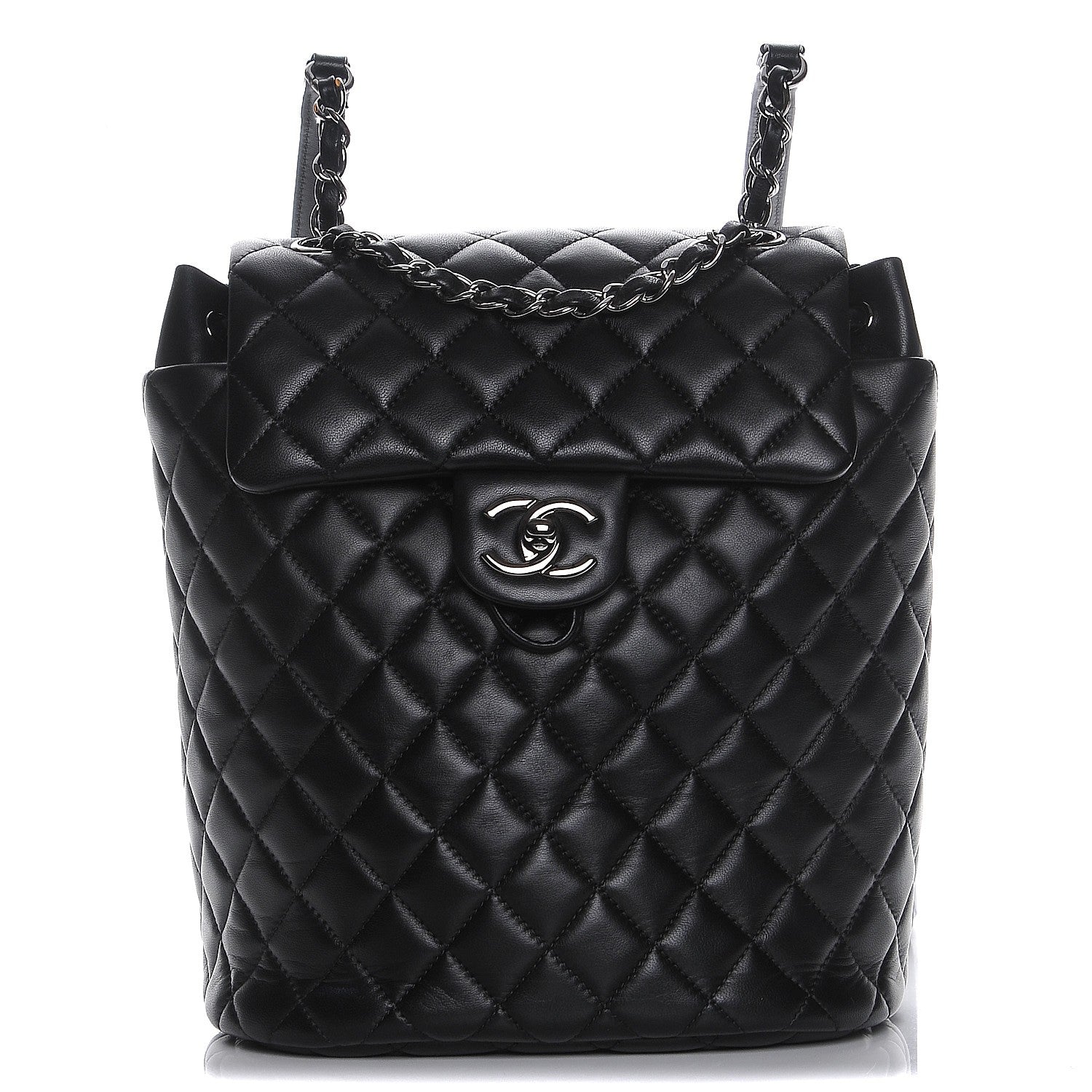 Chanel Lambskin Quilted Small Urban Spirit Backpack Black 1 of 7