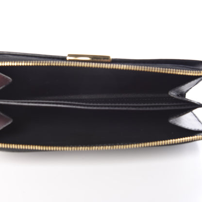 Burberry Signature Grain Calfskin Wallet Black 5 of 10