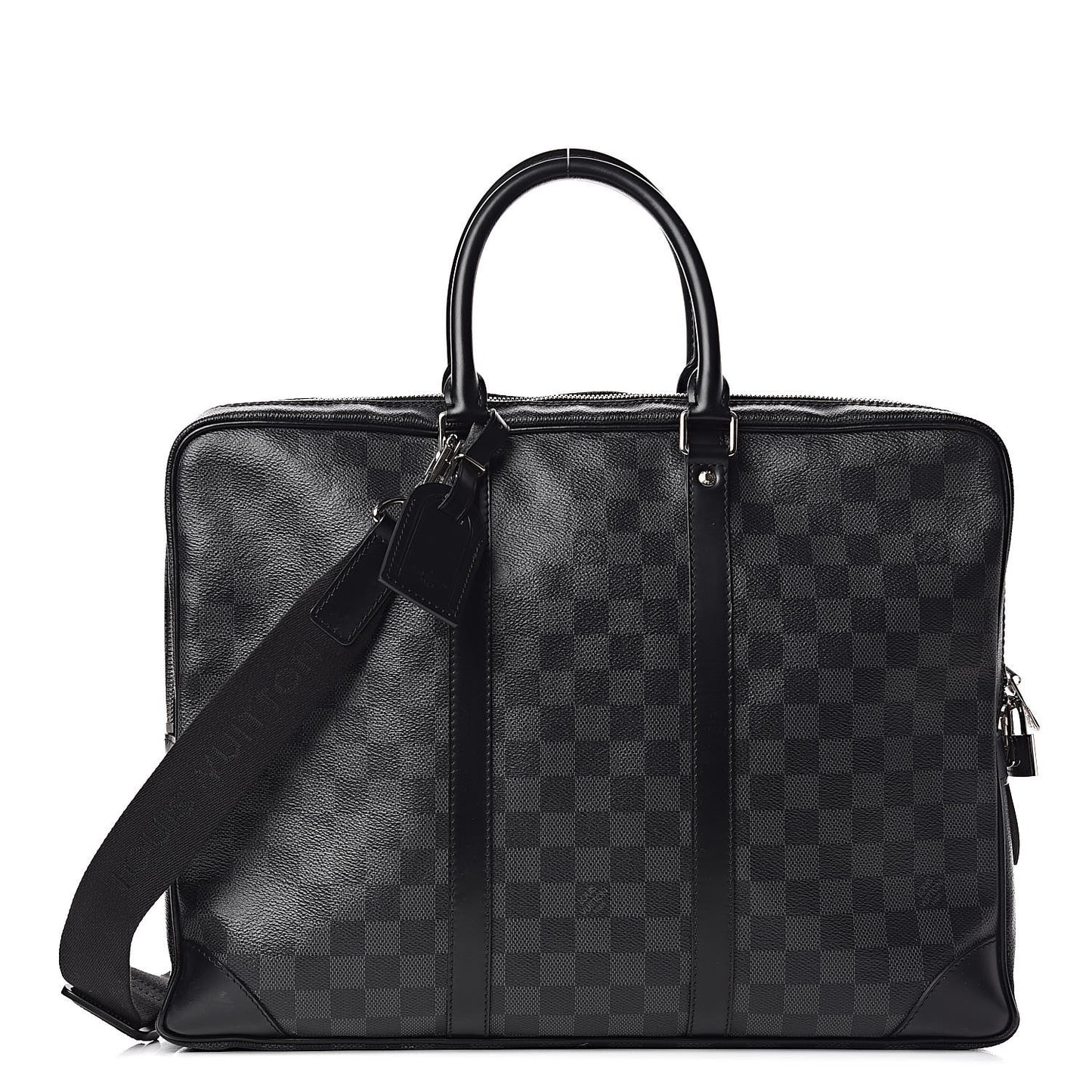 Damier Graphite Porte-Documents Voyage