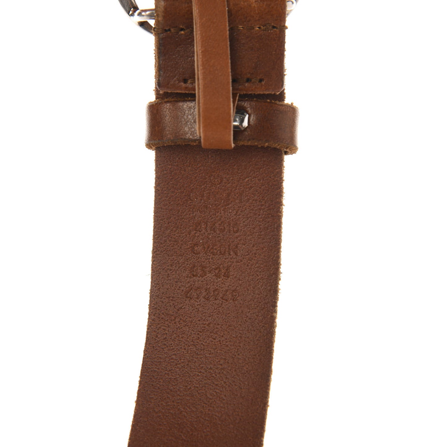 Cuoio Toscano Nickel Double Double G 30mm Belt 85 34 Cuir