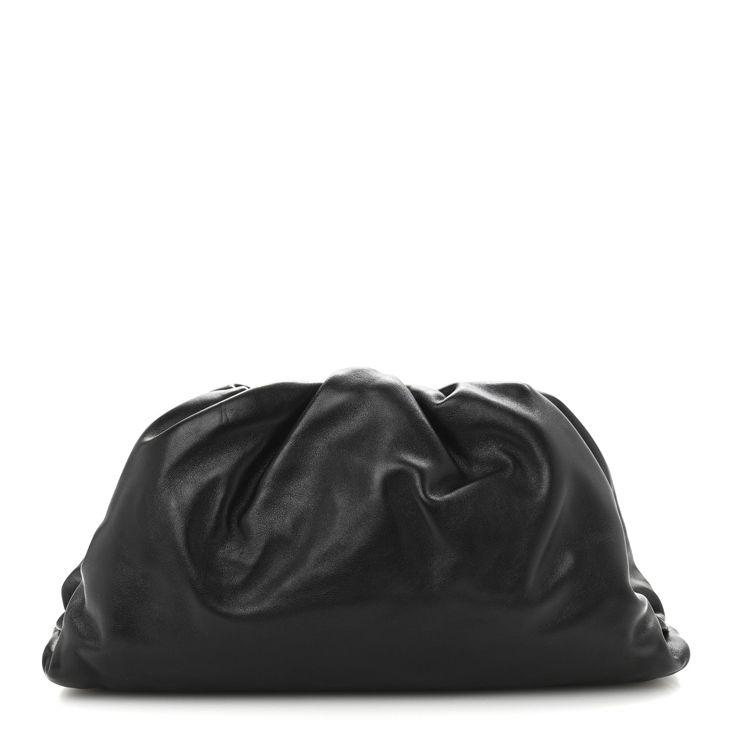 Bottega Veneta Smooth Butter Calf The Pouch Oversized Clutch Black 1 of 10