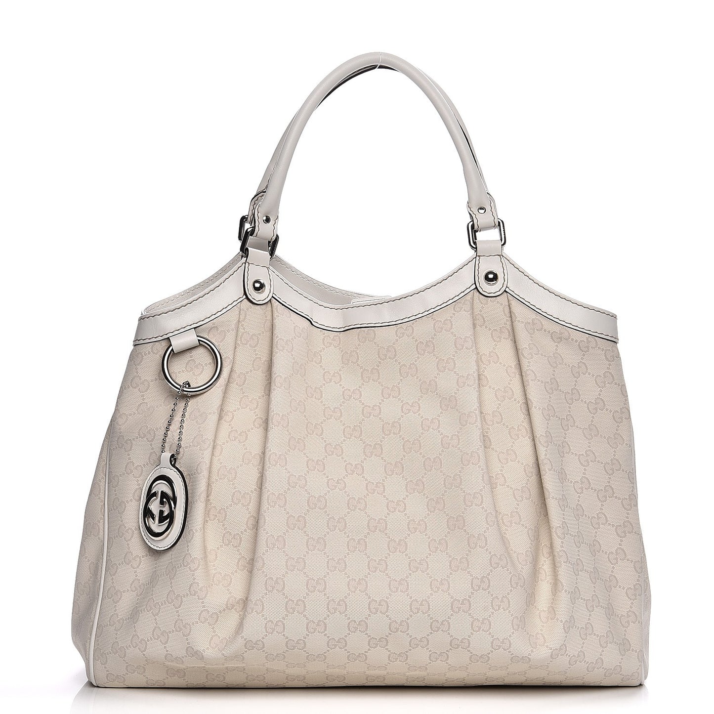 Monogram Large Sukey Tote Off White