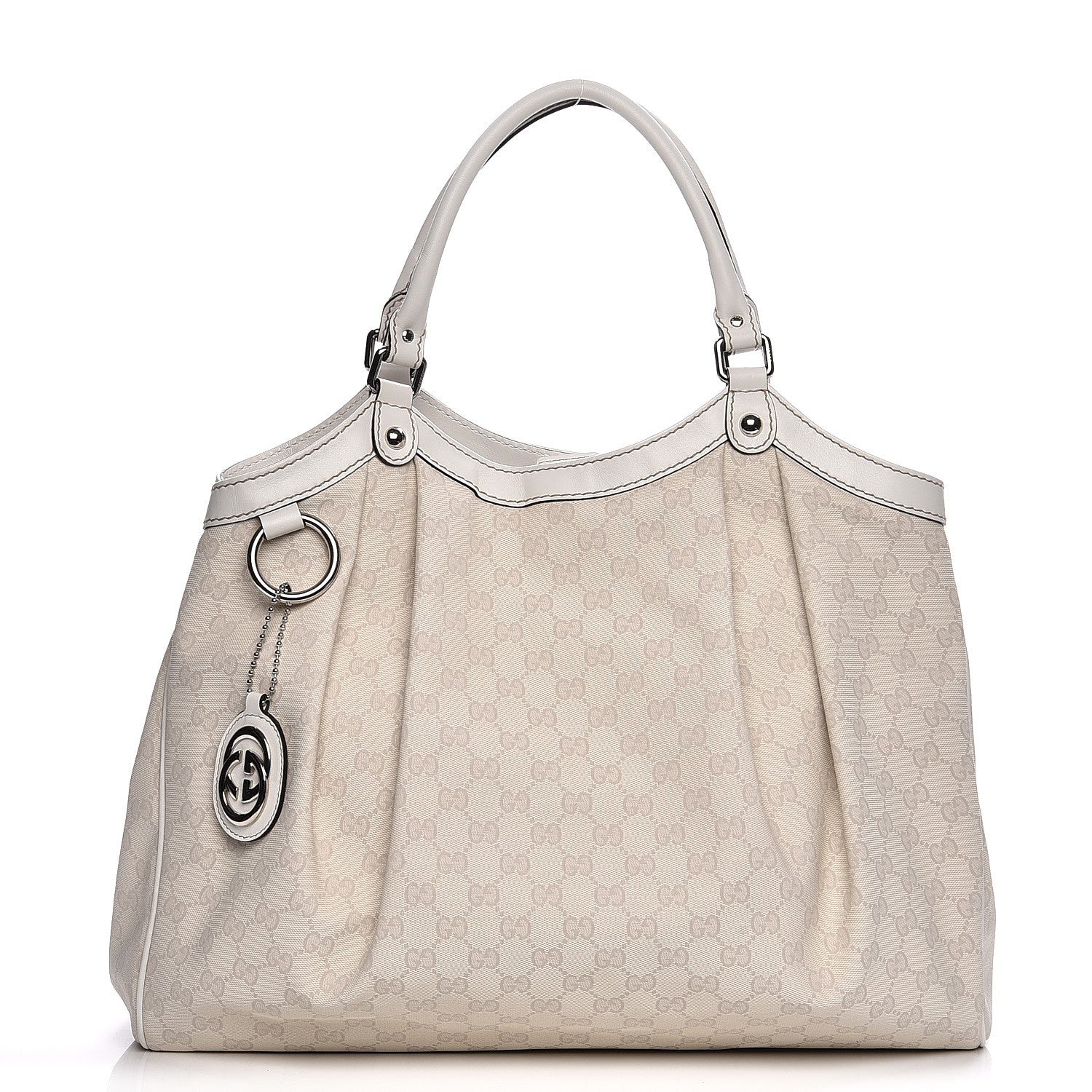 Gucci Monogram Large Sukey Tote Off White 1 of 8
