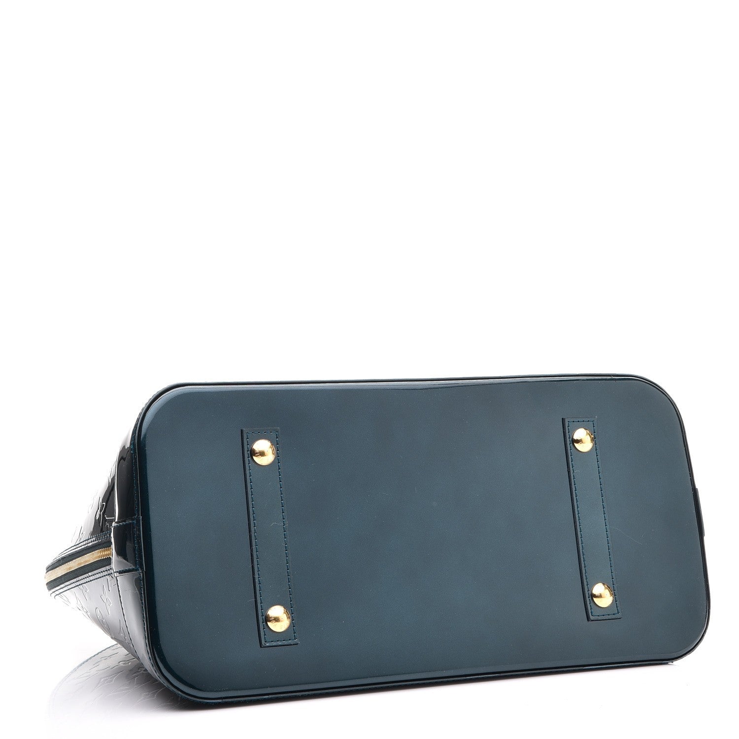 Louis Vuitton Vernis Alma MM Blue Nuit 4 of 7