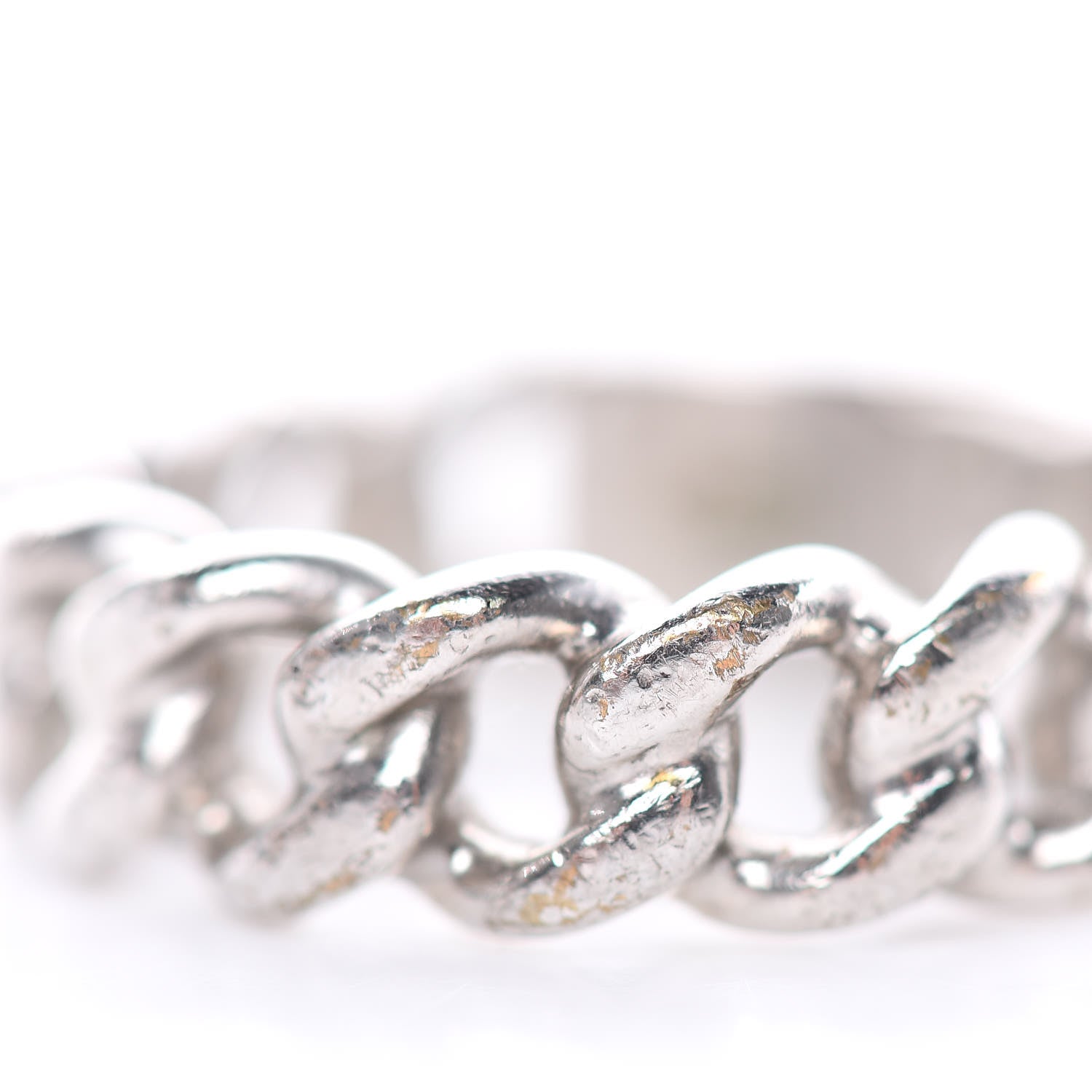 Chanel Chain CC Ring 6 Silver 4 of 5