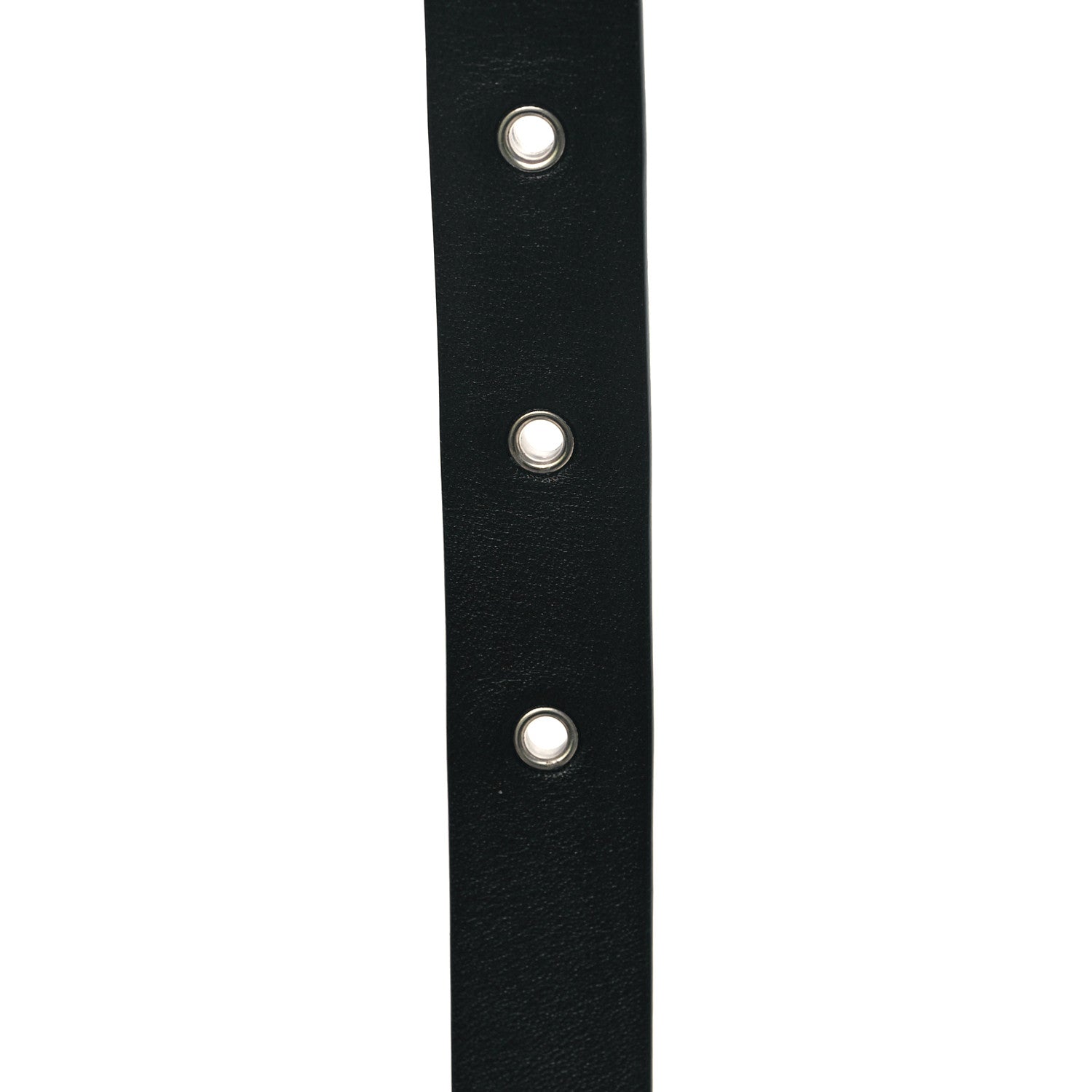 Chanel Glitter Calfskin CC Logo Skinny Belt 80 32 Charcoal 5 of 6