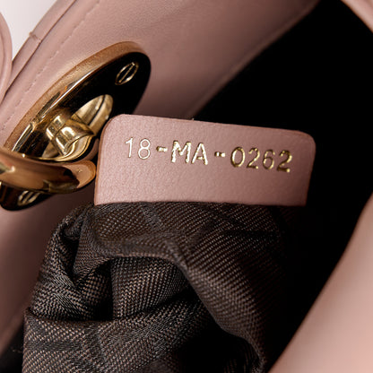 Christian Dior Lambskin Cannage Small My ABCDior Lady Dior Fard 7 of 13