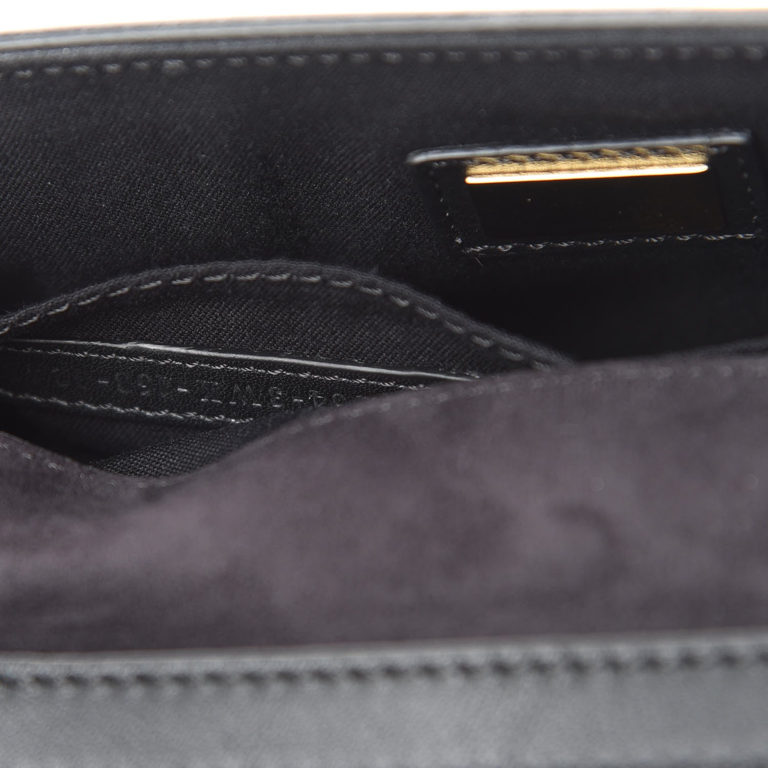 Fendi Vitello Dolce Mini 3Baguette Shoulder Bag Black 7 of 10
