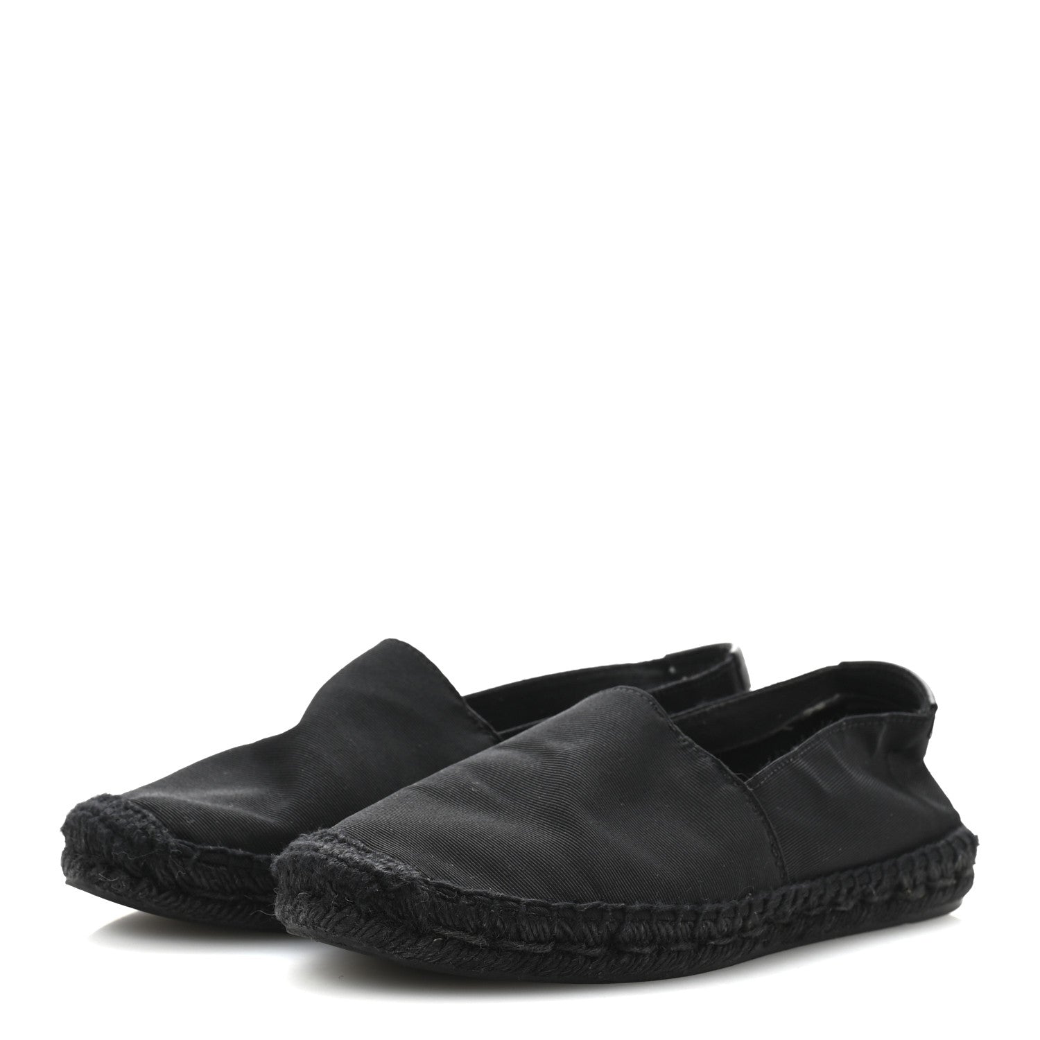 Saint Laurent Canvas Espadrilles 37 Black 4 of 10