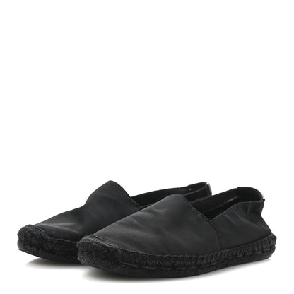 Saint Laurent Canvas Espadrilles 37 Black 4 of 10