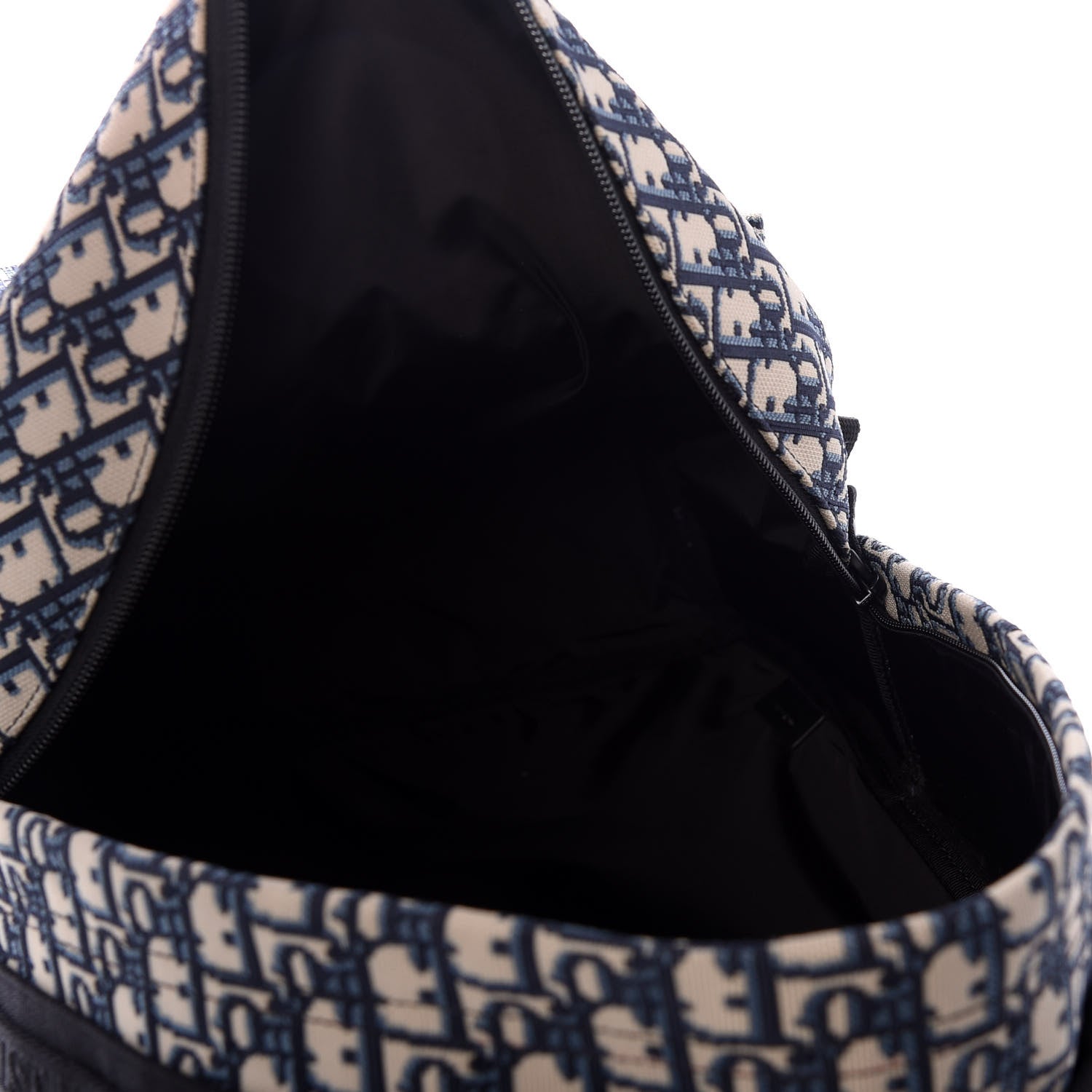 Christian Dior Oblique Diortravel Backpack Blue 4 of 9