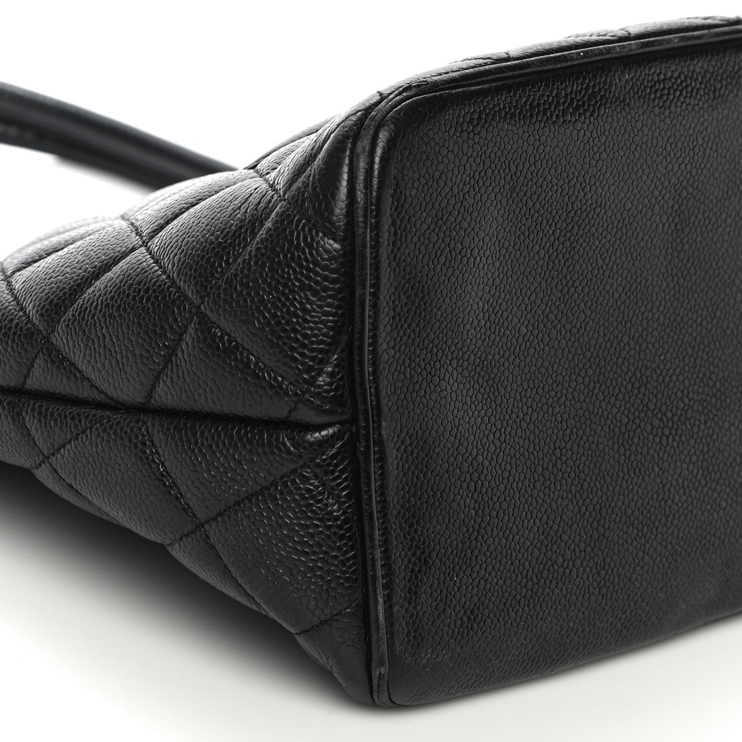Chanel Caviar Quilted Medallion Tote Black 9 of 16