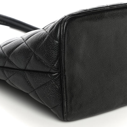 Chanel Caviar Quilted Medallion Tote Black 9 of 16