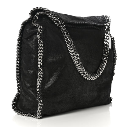 Stella McCartney X ED CURTIS Shaggy Deer Logo Embroidered Large Falabella Black 3 of 10