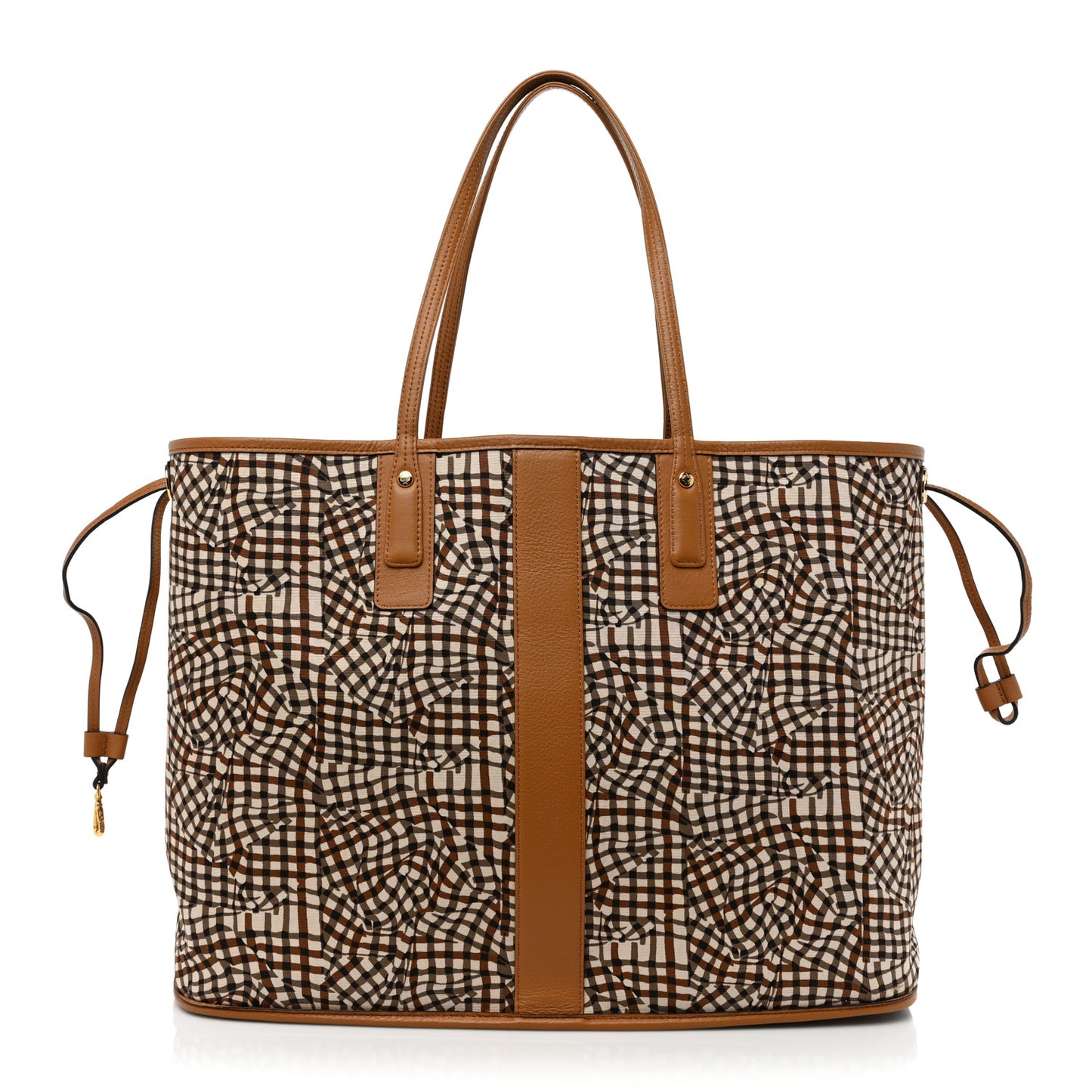 Visetos Large Liz Reversible Shopper Tote Cognac