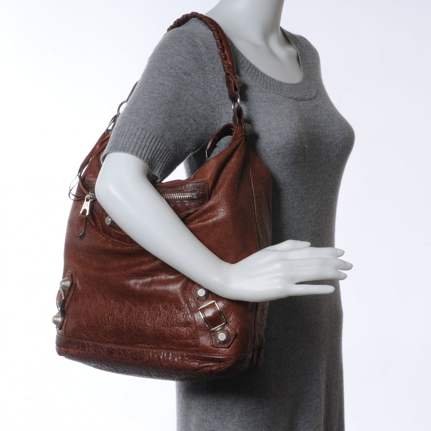 Balenciaga Agneau Giant 21 Silver Hardware Day Hobo Sienna 2 of 9