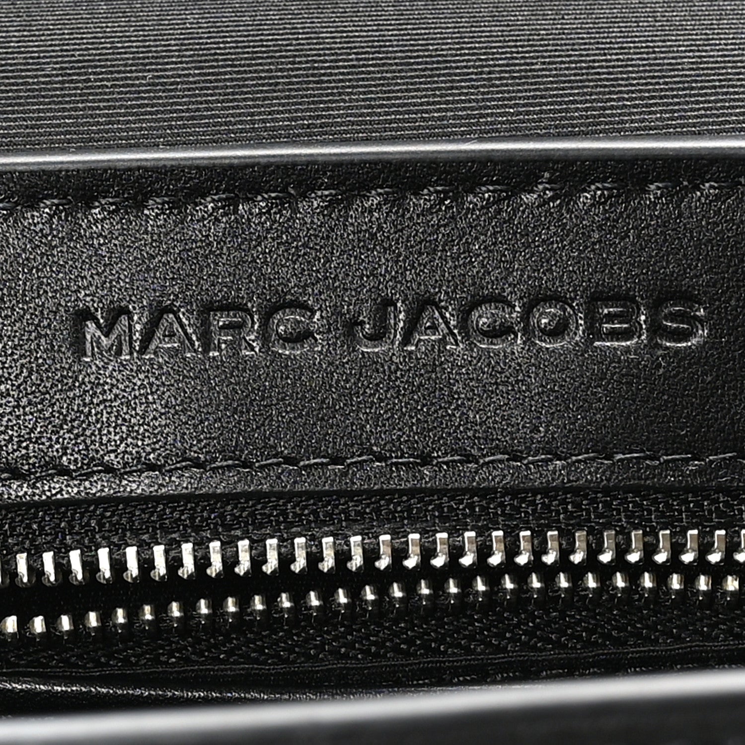 Marc Jacobs Calfskin Small The Covered J Marc Saddle Bag Black 6 of 9