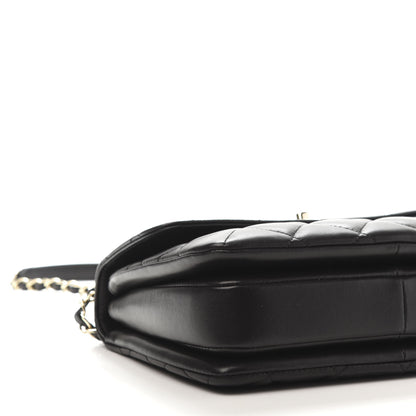 Chanel Lambskin Quilted Small Trendy CC Dual Handle Flap Bag Black 6 of 10