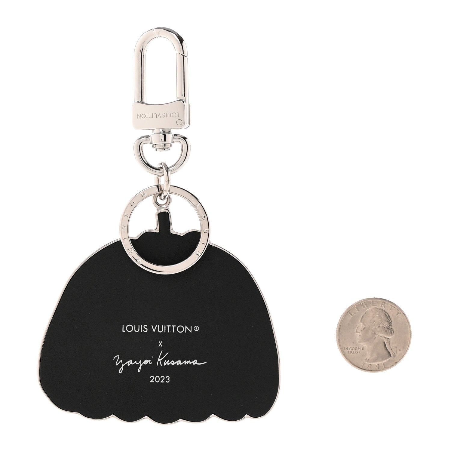 Louis Vuitton LV X YK Pumpkin Key Holder Bag Charm Blue 2 of 4