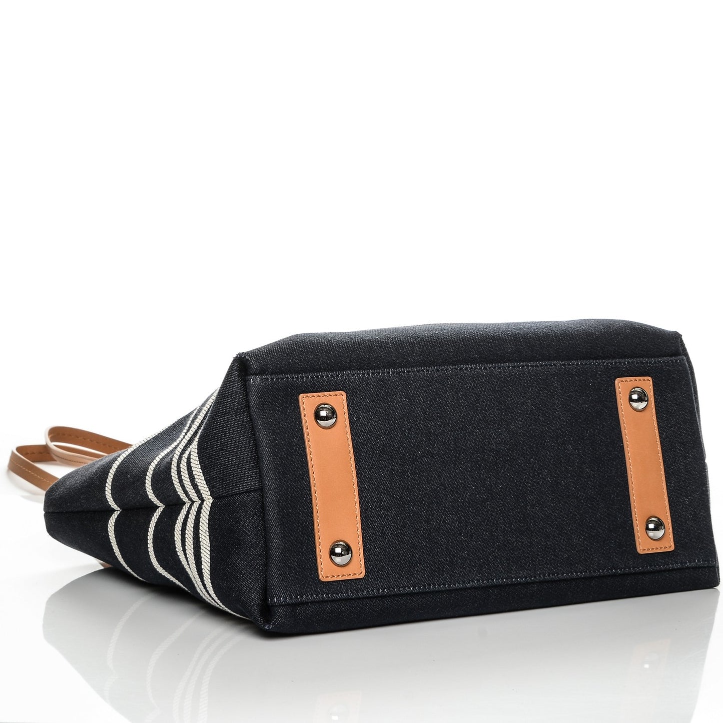 Denim Large Shopping Tote Black